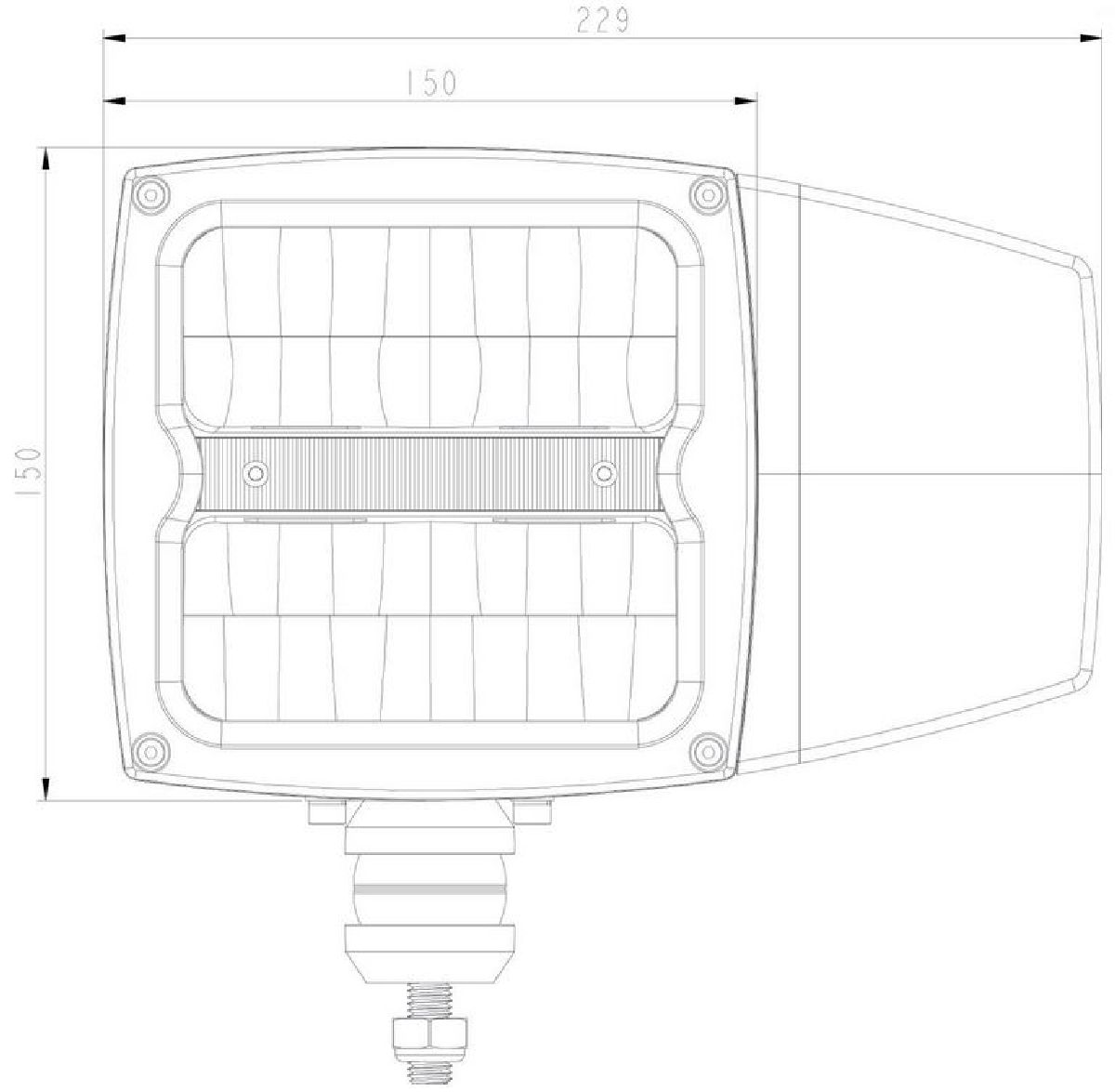 LED Hauptscheinwerfer 10-30V / beidseitig