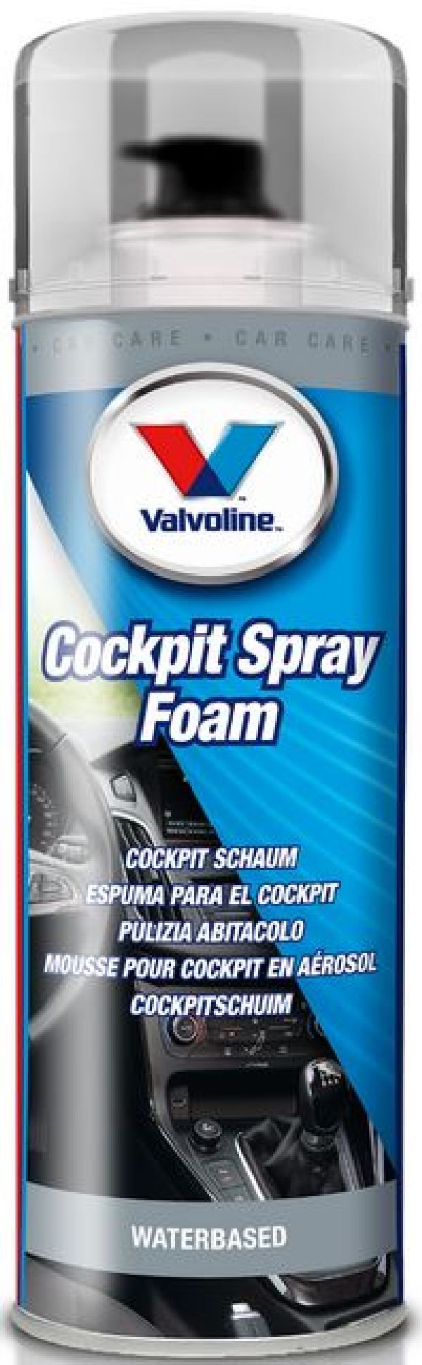 Valvoline Cockpitspray Schaum