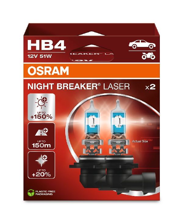 Night Breaker Laser HB4 12V 51W P22d