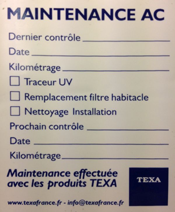 TEXA 100 Klebeetiketten 