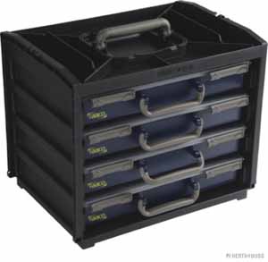 Beh&auml;lter best&uuml;ckt 4 Fach