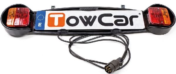 Towcar Nummernhalterung mit Beleuchtung
