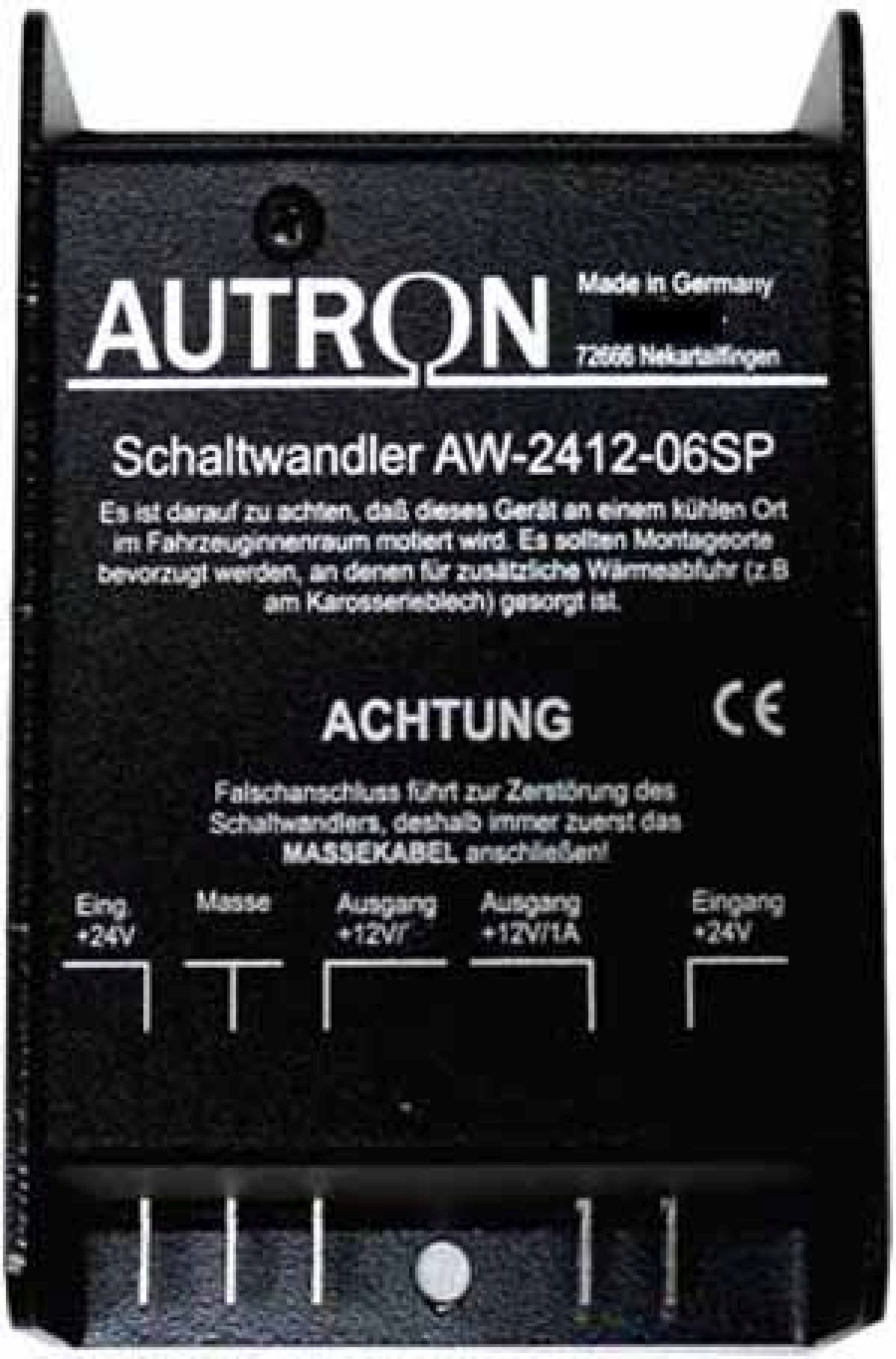 Spannungswandler 24V > 12V 6-A