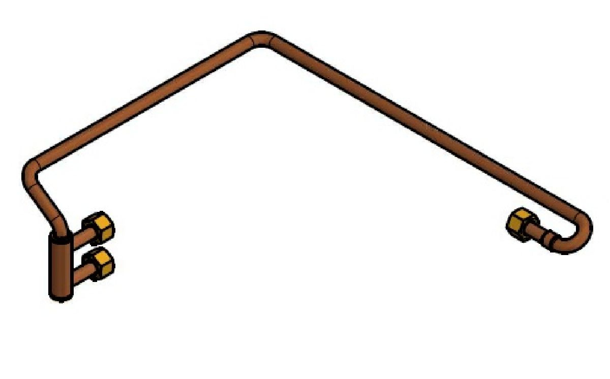 Rohrleitung Kondensator>Trockner &Oslash;10