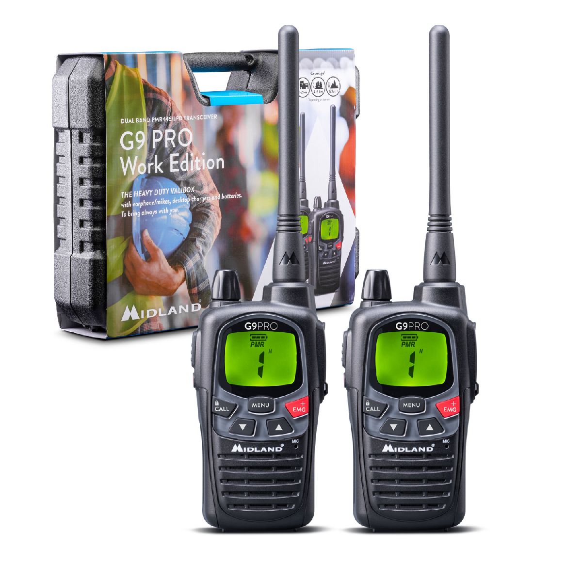 G9 PRO WORK EDITION (VALIBOX)-2 RADIOS+A