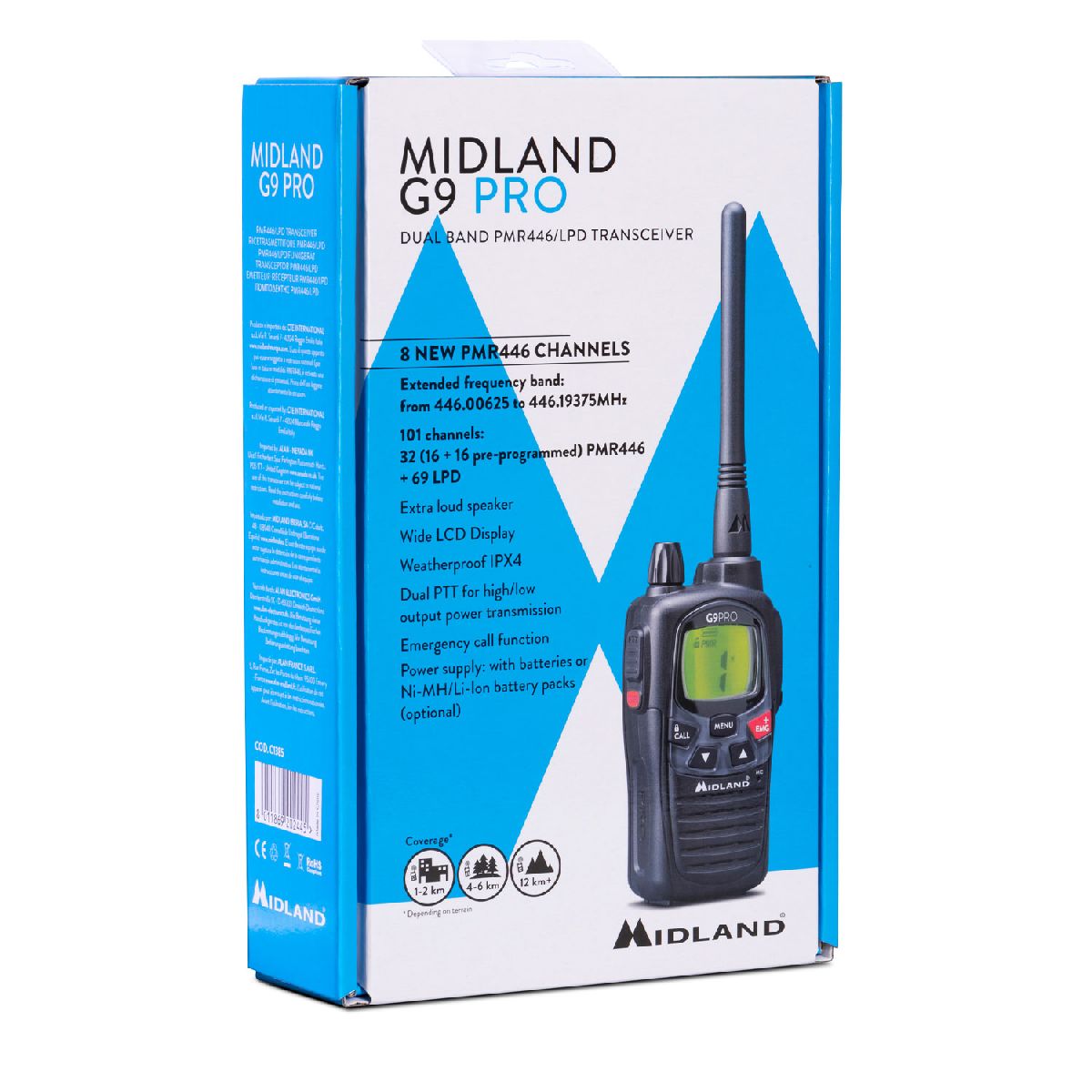 G9 Pro Handfunkgert Einzelgert schwarz