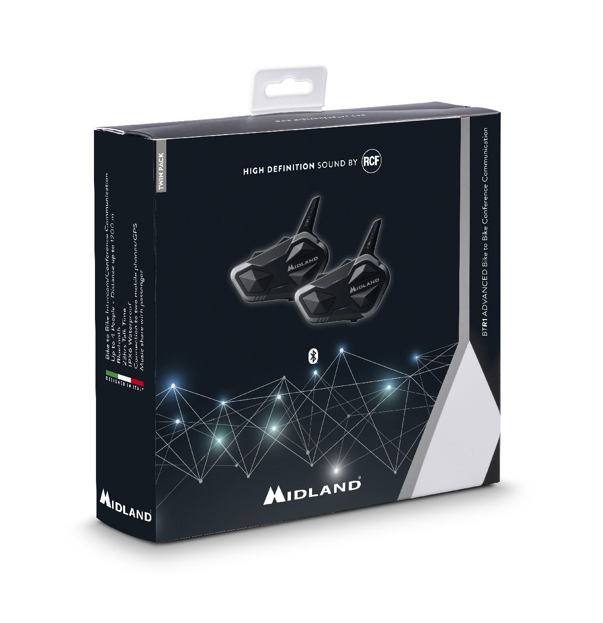 BT-Headset BTR1 Advanced Doppelset, alle Helmtypen