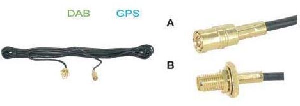 DAB+ Adapter SMB Female - SMA Female(EOL