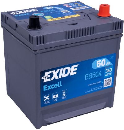 Exide Excell 12V/50Ah/360A LxBxH 200x173x222mm/B1 Korea/S:0