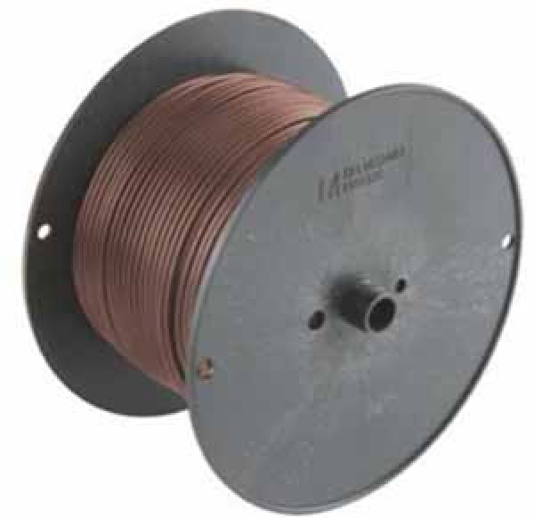 Kabelspule VPE 50m 1 x 0.75mm / braun