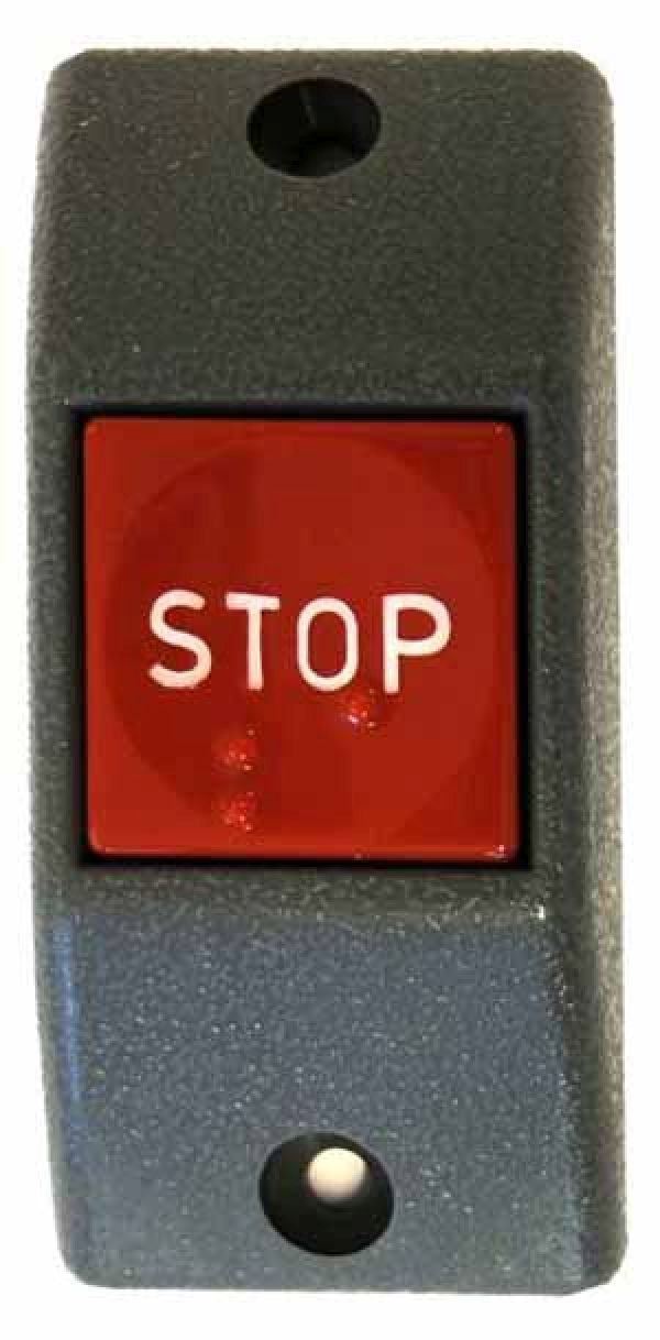 Stop-Taster f. Fl�chenanbau mit Blindenschrift