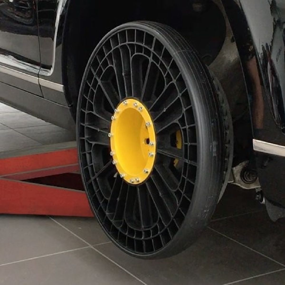 Notrad f�r die Werkstatt 1t Traglast 3-,4-,5-Loch, Nabenbohrung 73.1mm