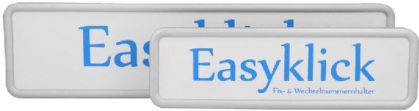 EASYKLICK Nummerrahmen Set (EOL)