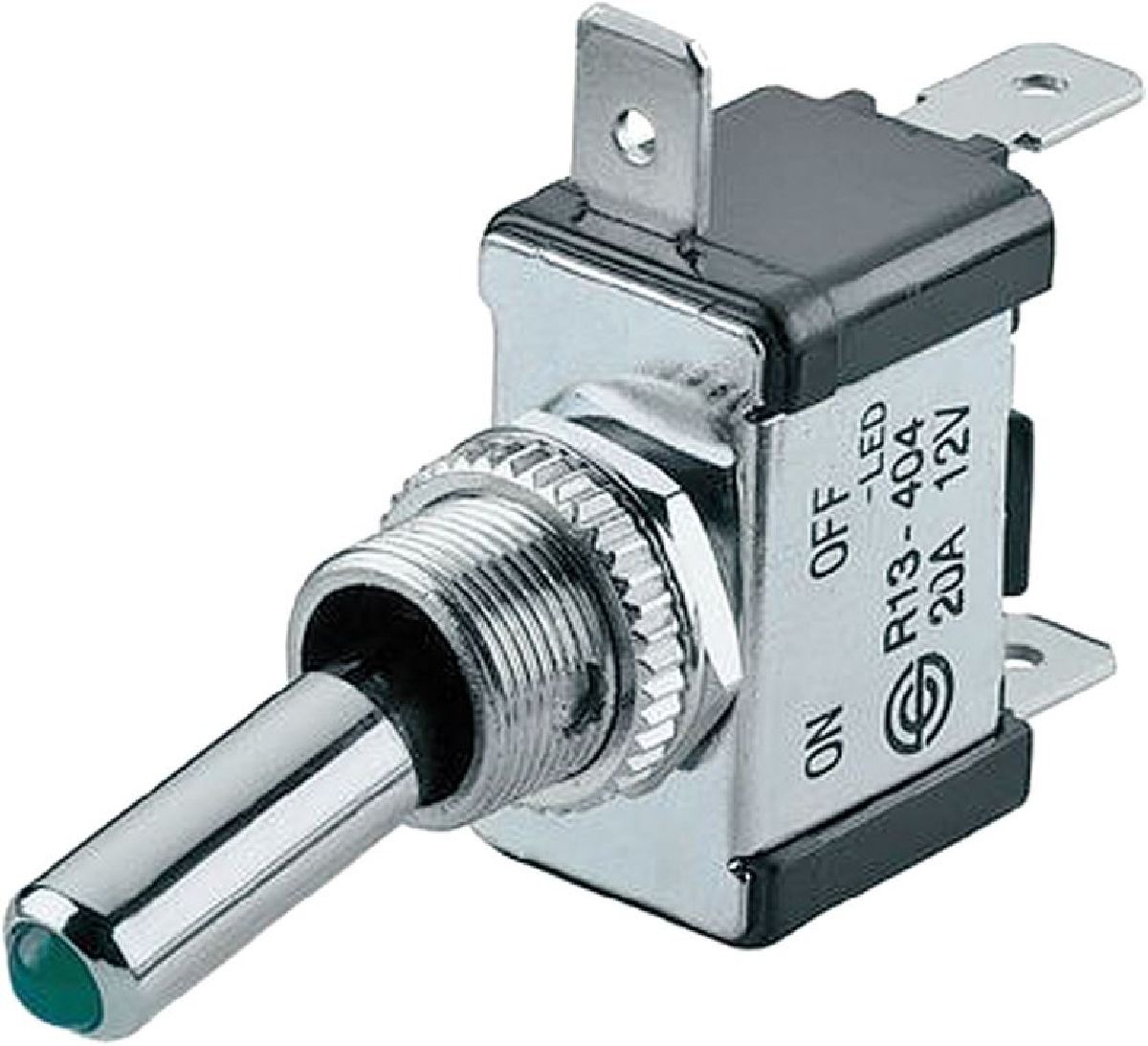 LED Kippschalter 12V grün