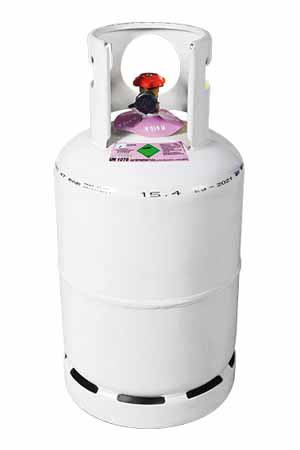 Kältemittelflasche Inhalt 21Kg / 27L