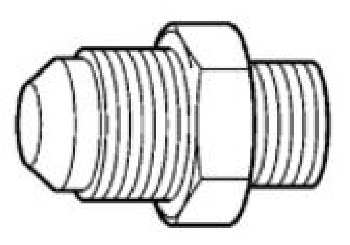 Konischer Nippel 1/4"x1/8"