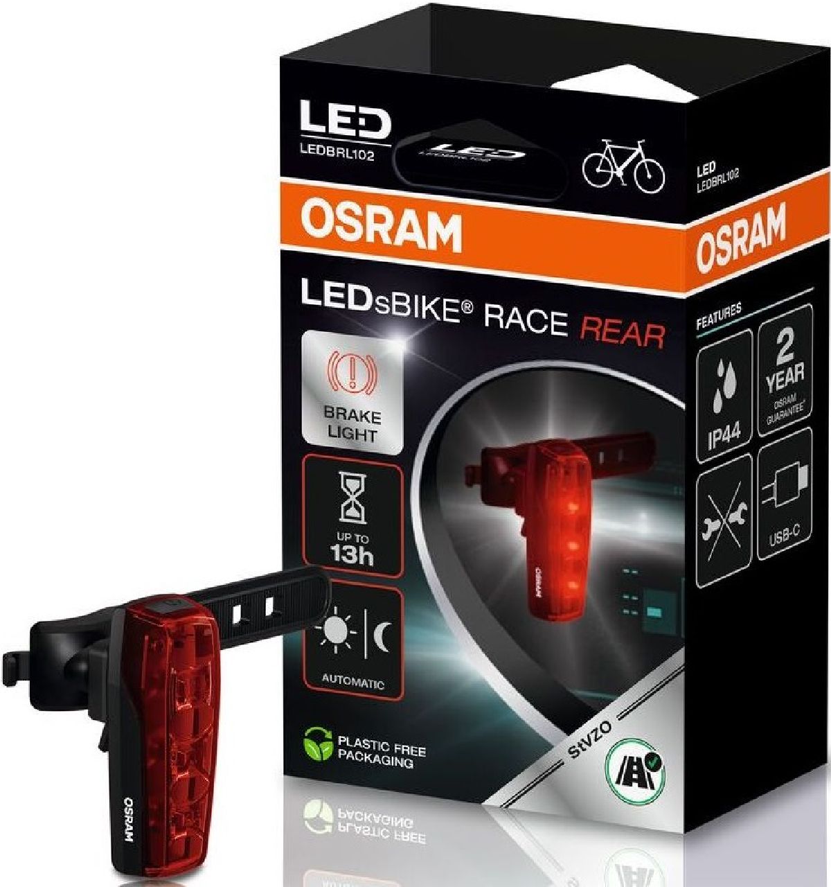 LEDsBIKE RACE REAR Fahrradbeleuchtung-R�ckleuchte