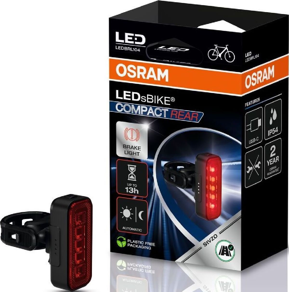 LEDsBIKE COMPACT REAR Fahrradbeleuchtung-R�ckleuchte