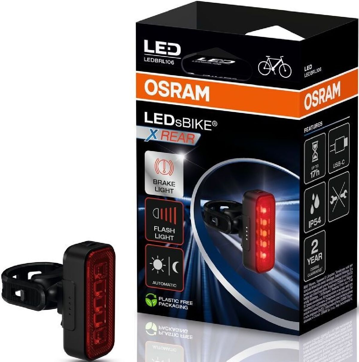 LEDsBIKE X REAR Fahrradbeleuchtung-R�ckleuchte