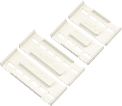 MB-Klick Nummerrahmen Set Rahmenlos, lang, weiss