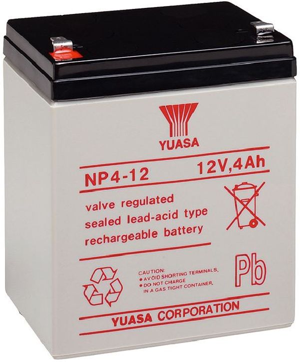 Auxilliary 12V/4Ah LxBxH: 90 // 70 // 106 // S:1