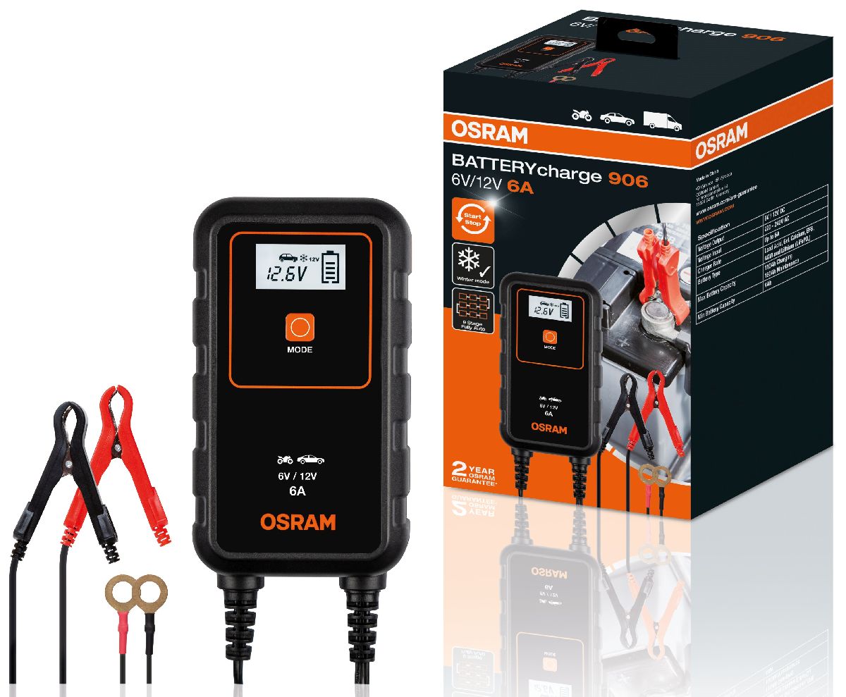 Osram Batterieladeger�t 6A/6-12V