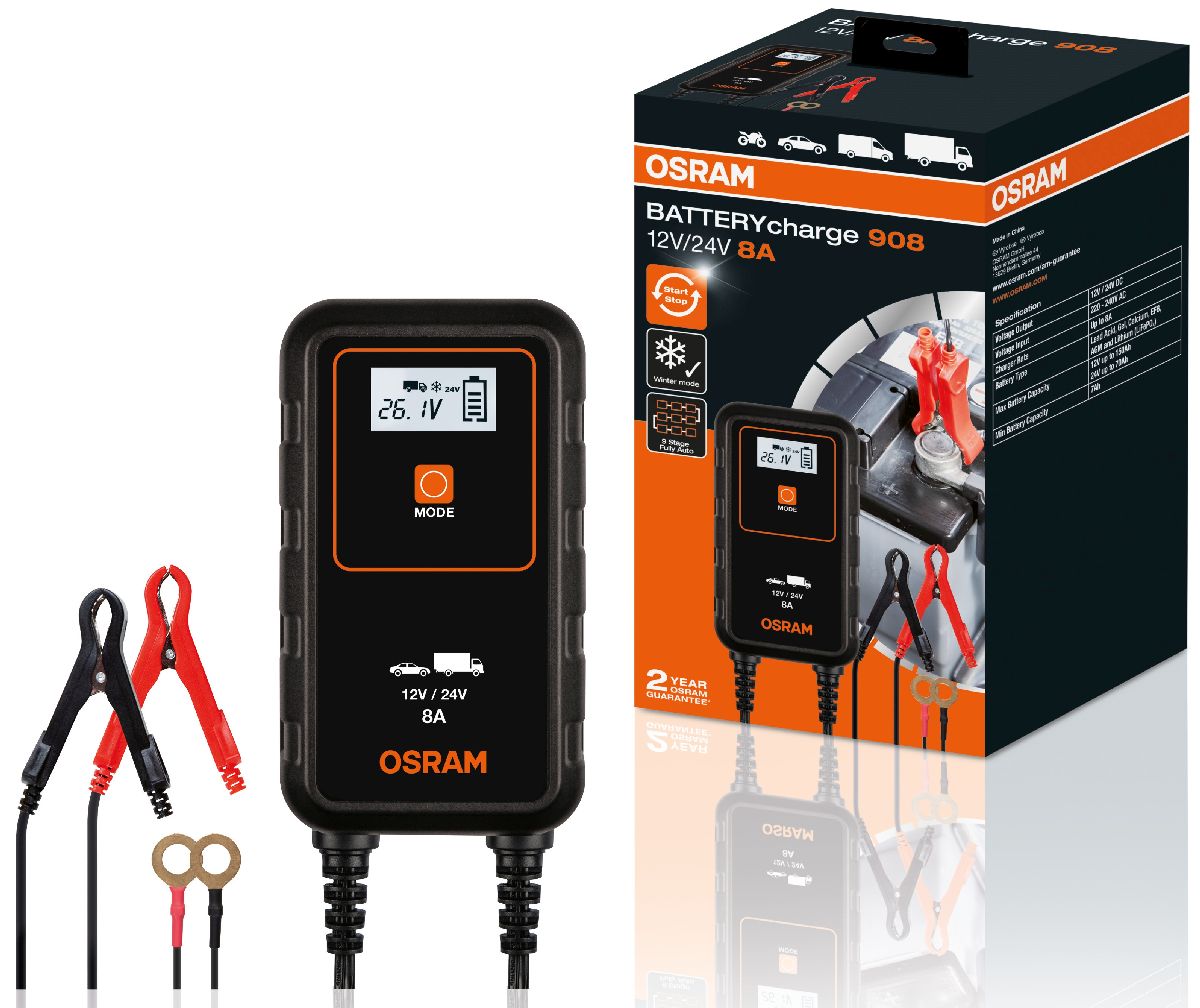 Osram Batterieladeger�t 8A/12-24V