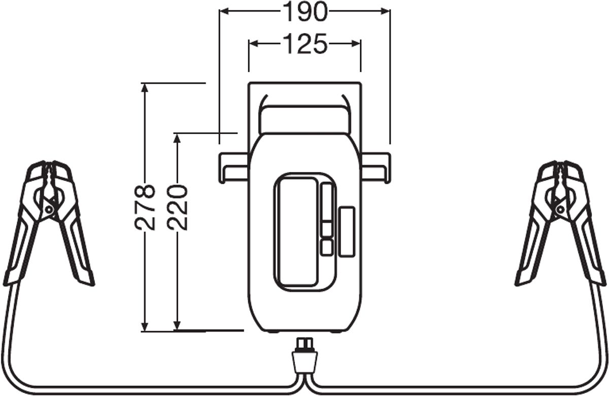 Jump Starter Batterystart PRO 1000 1500A/12V
