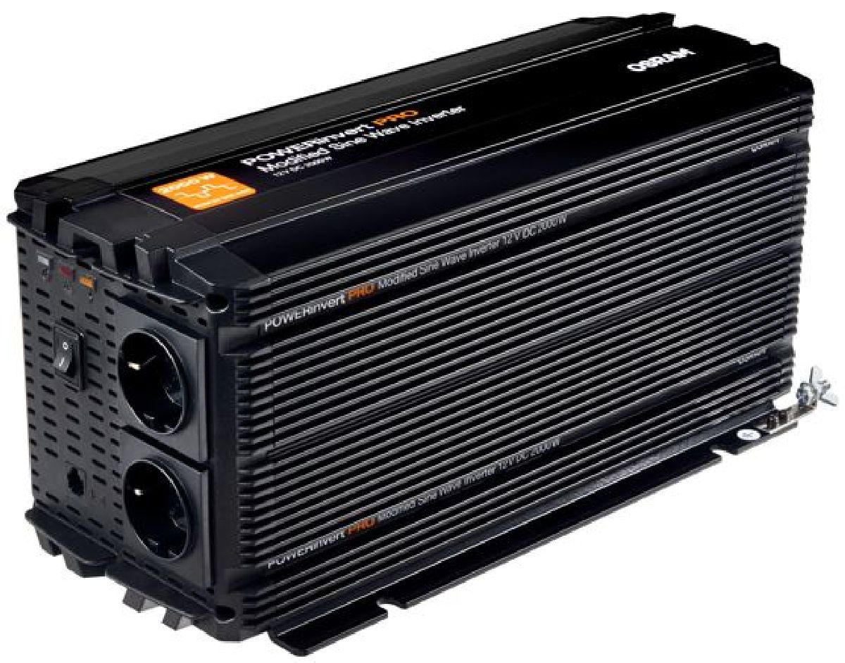 POWERinvert PRO Wechselrichter Modifizierte Sinuswelle/12V/2000W/196A