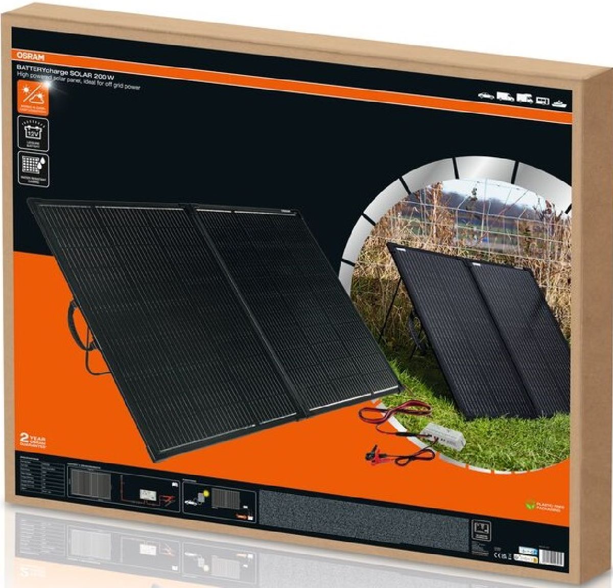 BATTERYcharge SOLAR 200W 