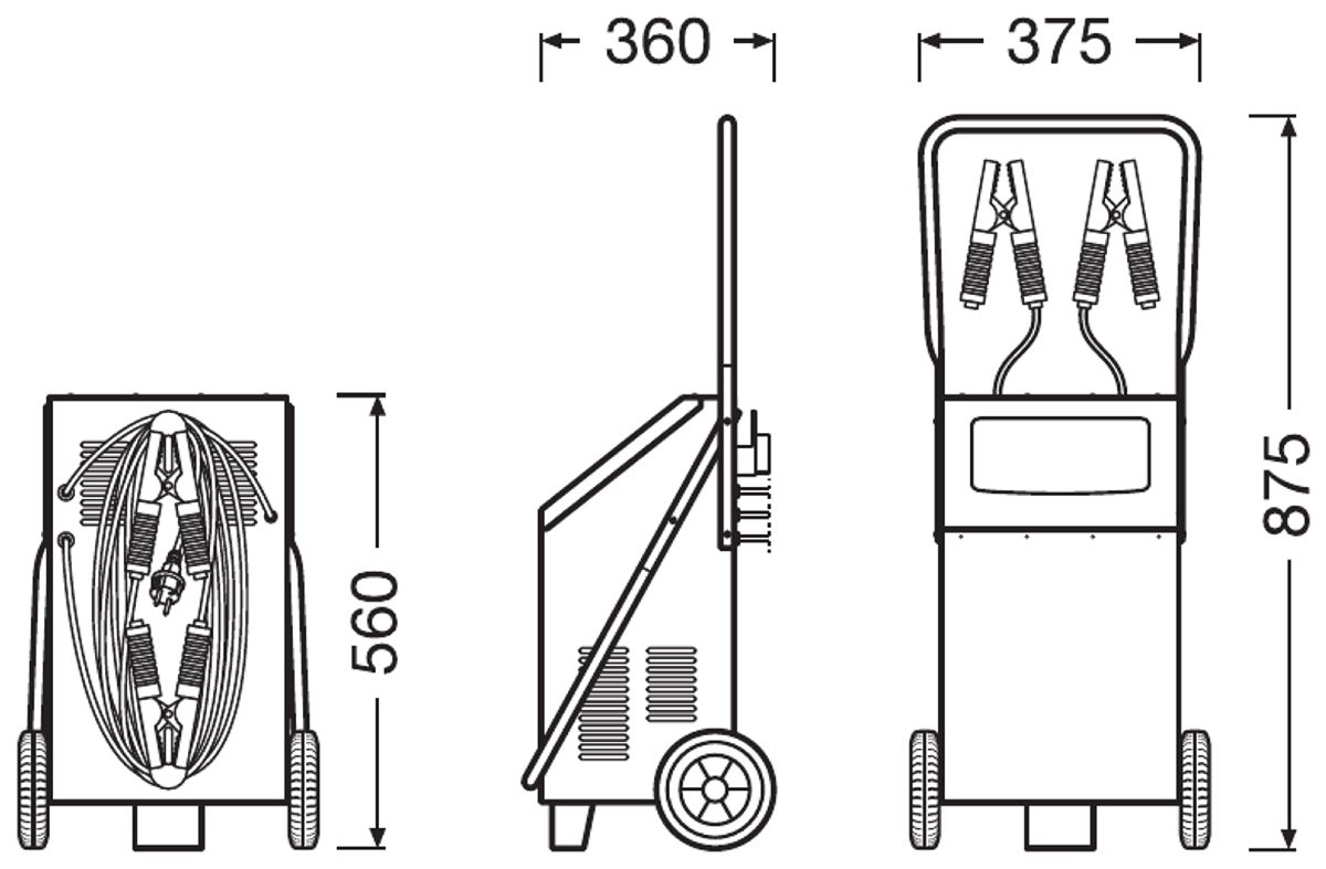 BATTERYcharge PRO Batterieladeger�t 12-24V / 60A