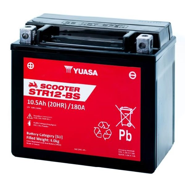 Scooter AGM 12V/10Ah/180A LxBxH: 150 // 87 // 130 // S:1