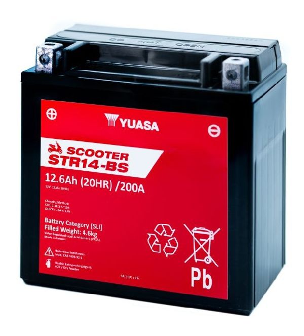 Scooter AGM 12V/12Ah/200A LxBxH: 150 // 87 // 145 // S:1