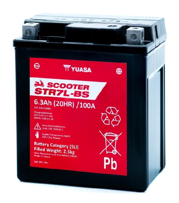 Scooter AGM 12V/6Ah/100A LxBxH: 115 // 72 // 132 // S:0