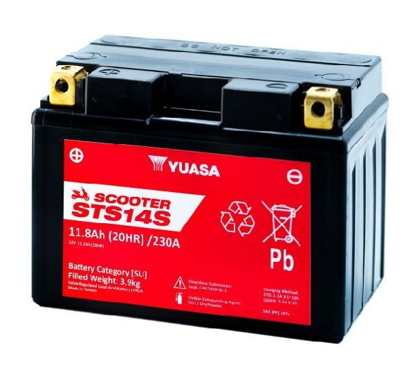 Scooter AGM 12V/11Ah/230A LxBxH: 150 // 87 // 110 // S:1