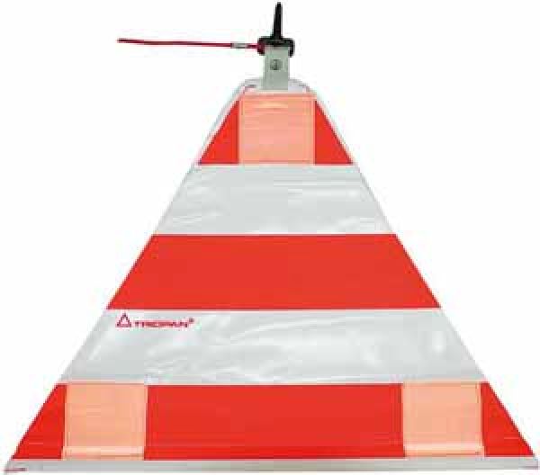 Triopan - Warnsignal Dreieckig, flach rot/weiss