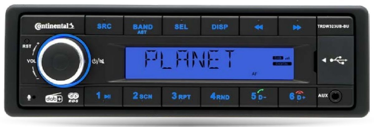 Radio/USB MP3/WMA/DAB/Bluetooth/24V