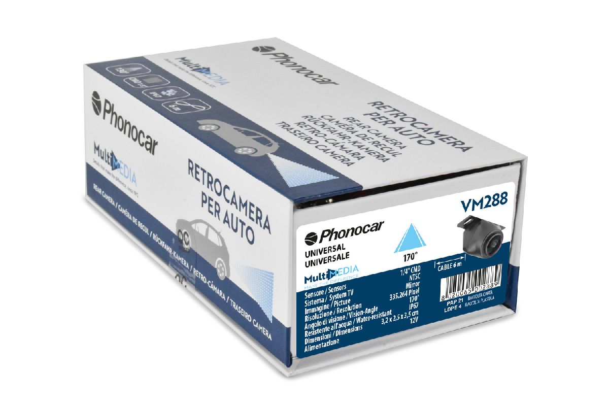 Universelle R�ckfahrkamera fix 12V 170� schwarz