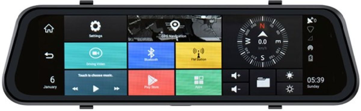 Rückspiegel Full Screen 9.7  Android