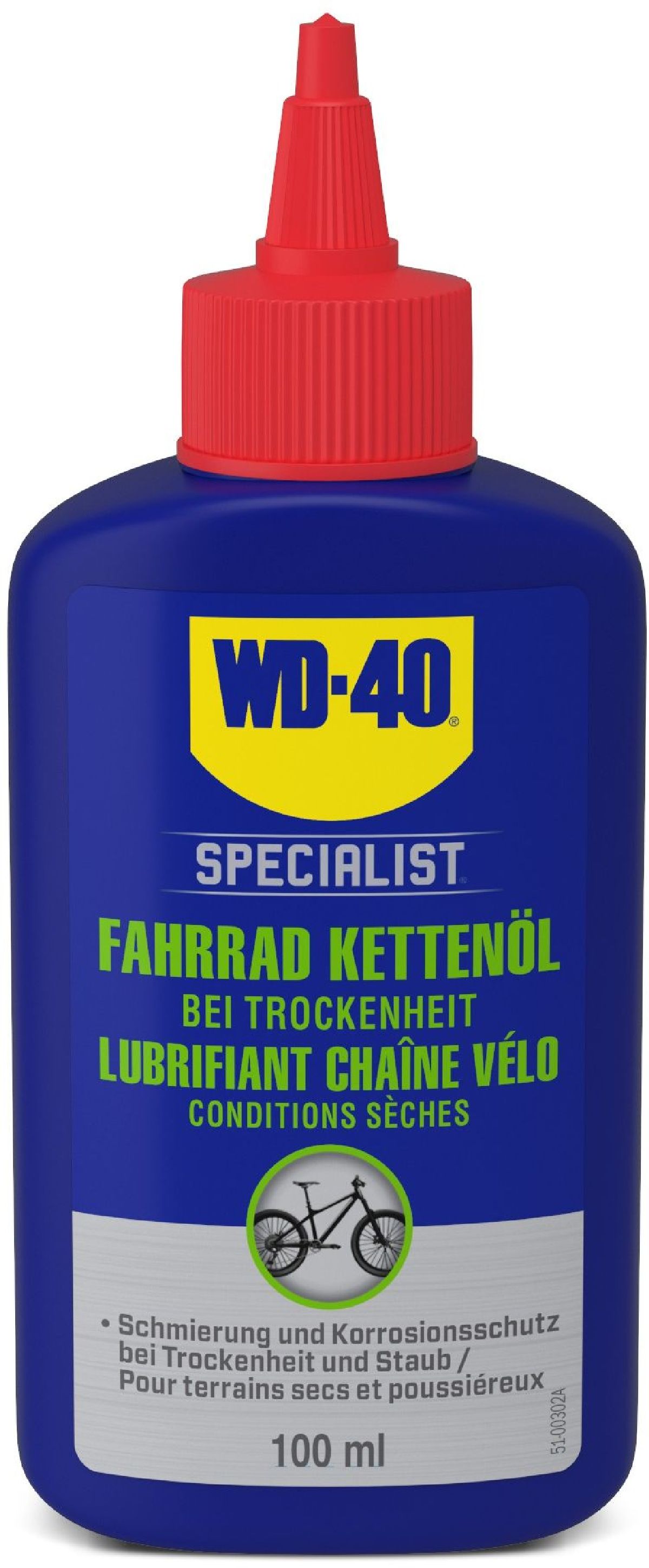 WD-40 Bike Kettenl Trocken Flasche 100 ml