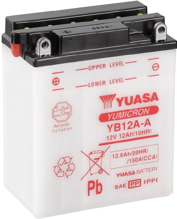 Yumicron 12V/12.6Ah/150A LxBxH: 134 // 80 // 160 // S:1