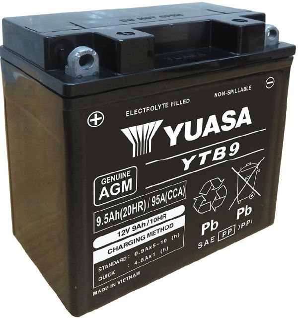 AGM 12V/9.5Ah/95A LxBxH: 135 // 75 // 140 //  S:1