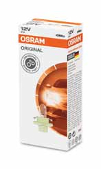 OSRAM Glassockellampe MINIWATT 12V 2W BX8,4d