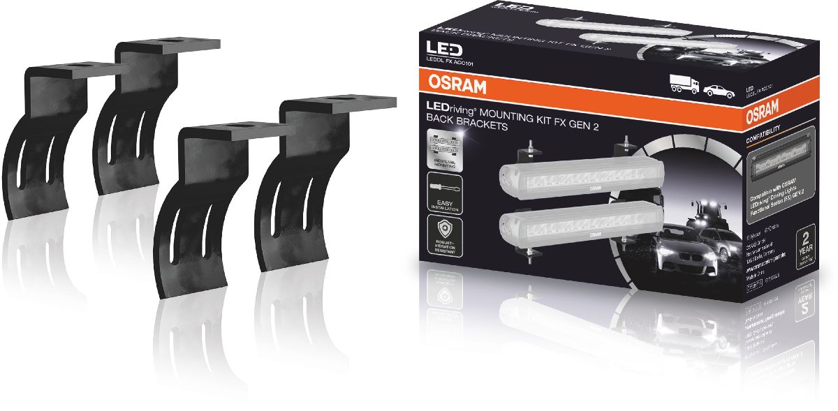 LEDriving Montage-Kit FX Gen. 2 Back Brackets