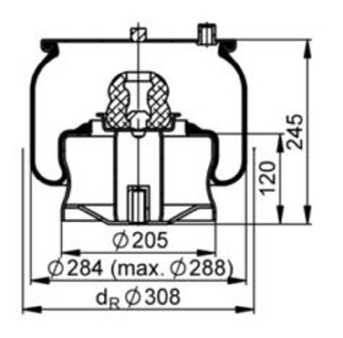 Luftfederbalg Contitech
