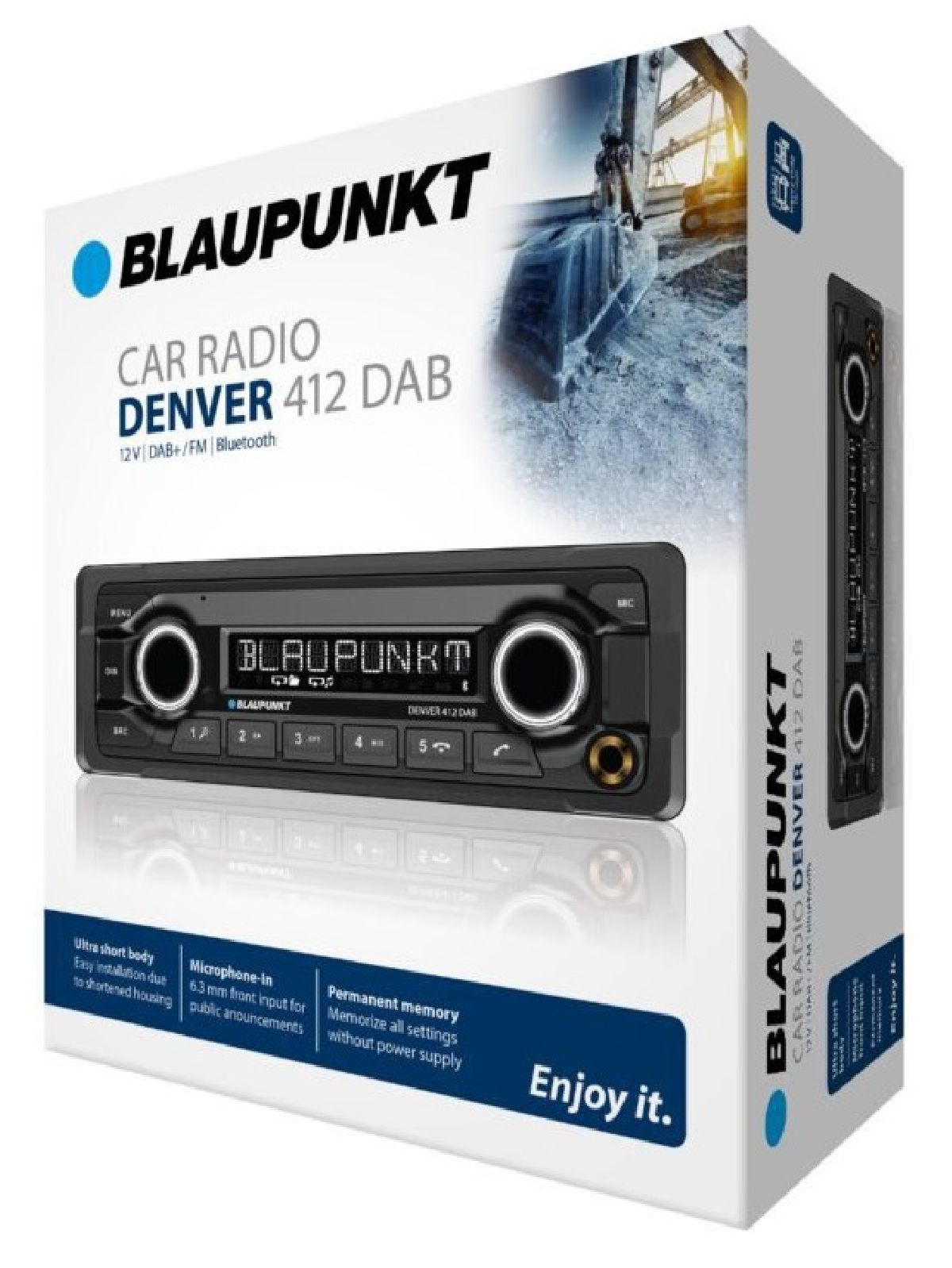 BLAUPUNKT Denver 412 DAB 1 DIN DAB / BT 12 Volt