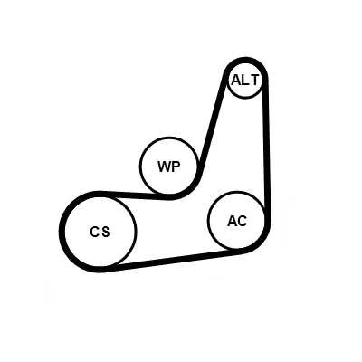 Keilrippenriemensatz 