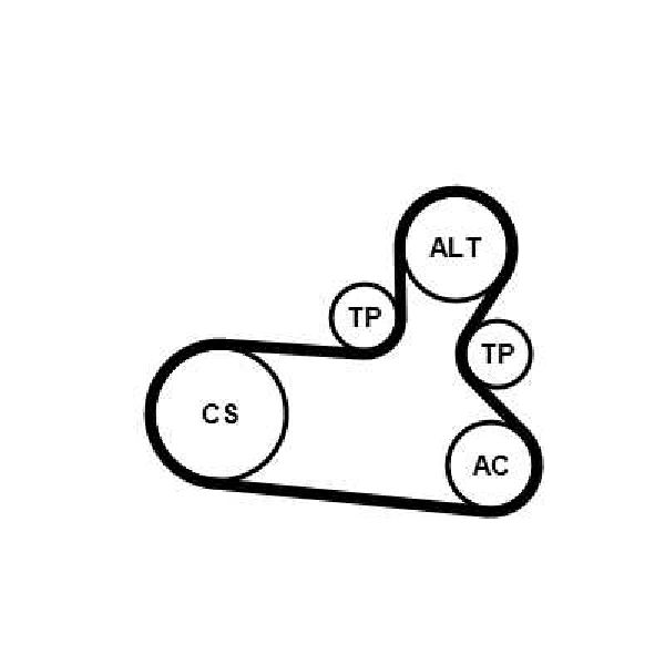 Keilrippenriemensatz 