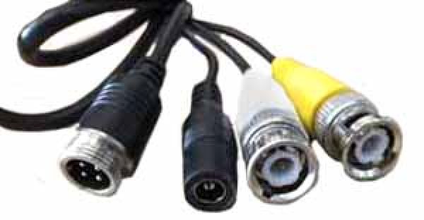 EyeSystem 4PIN - BNC + DC Adapter f�r Fremdmonitore